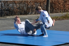 Ouder en kind judo Goes